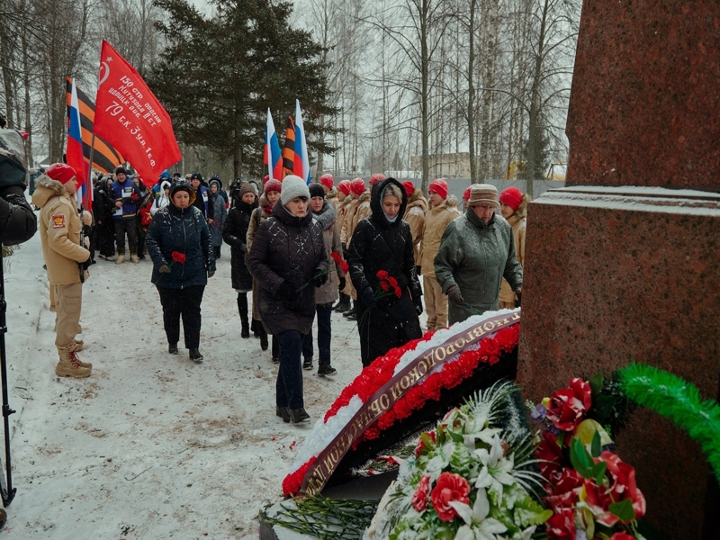 7 февраля-День освобождения поселка Парфино от немецко-фашистских захватчиков.